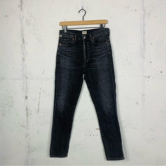 Citizens Of Humanity Olivia High Rise Slim Ankle Button Fly Jeans Size 28 - Picture 1 of 12